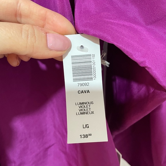 Aritzia Wilfred size large violet dress. Brand new - Picture 3 of 10